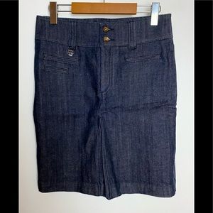 HUGO BOSS Women’s Dark Wash Denim Skirt